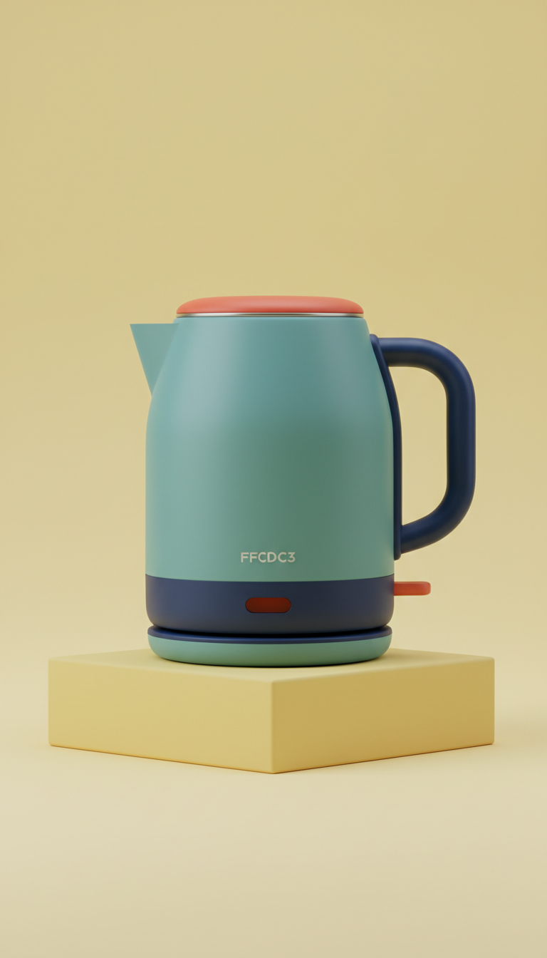 Compact Electric Kettle with Auto Shutoff
