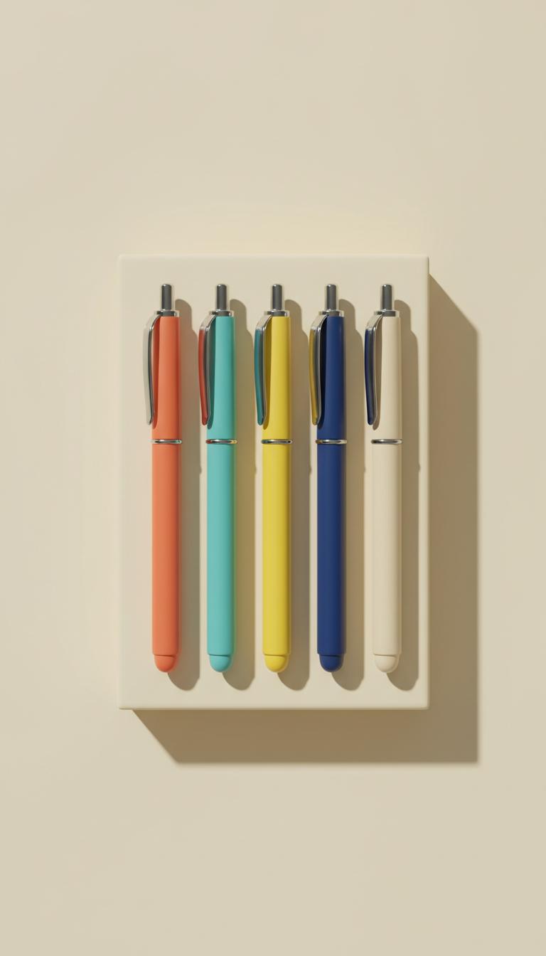 Multi-Color Gel Pen Set with Soft Grip