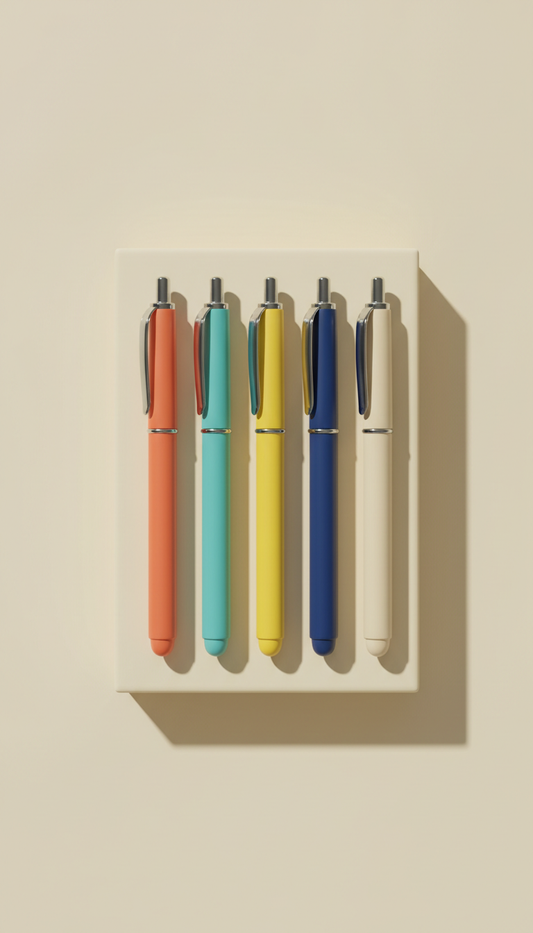 Multi-Color Gel Pen Set with Soft Grip