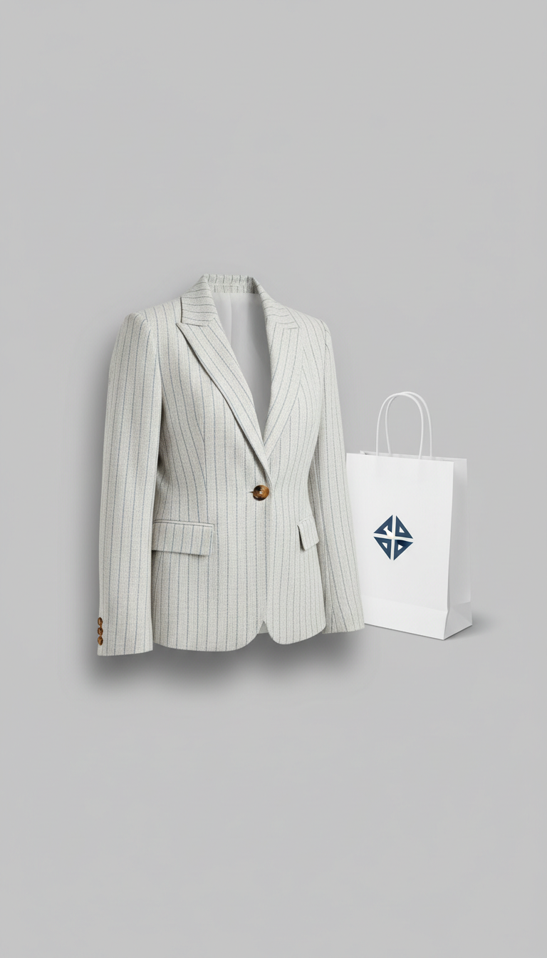 Classic Tailored Blazer Wool Blend